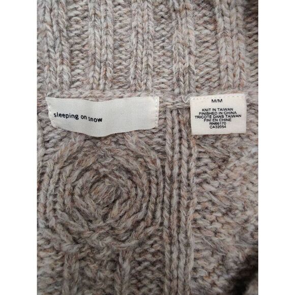Anthropologie Sleeping on Snow Wool/Cotton Sweater with Beads and Lace on the Cu - Picture 6 of 6